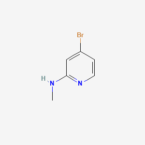4-Bromo-N-methylpyridin-2-amine chemical structure (CAS 468718-65-2)