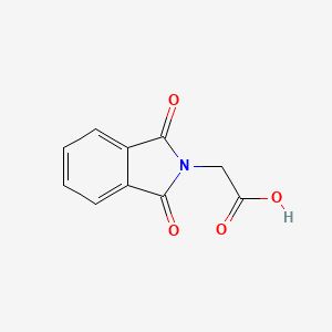 N-Phthaloylglycine chemical structure (CAS 4702-13-0)