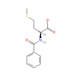 2-Benzamido-4-(methylthio)butanoic acid chemical structure (CAS 4703-38-2)