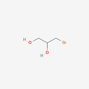 3-Bromopropane-1,2-diol chemical structure (CAS 4704-77-2)