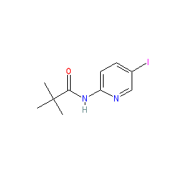 N-(5-Iodopyridin-2-yl)pivalamide chemical structure (CAS 470463-36-6)