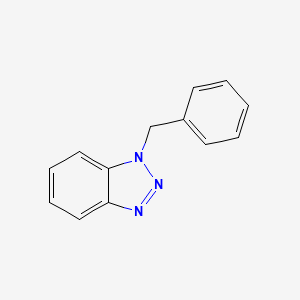 1-Benzyl-1H-benzo[d][1,2,3]triazole chemical structure (CAS 4706-43-8)