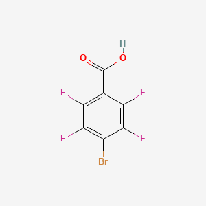 4-Bromo-2,3,5,6-tetrafluorobenzoic acid chemical structure (CAS 4707-24-8)
