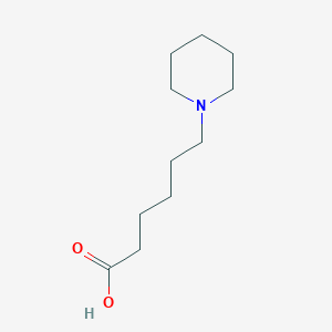 6-(Piperidin-1-yl)hexanoic acid chemical structure (CAS 4711-11-9)