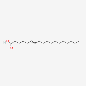 Octadec-6-enoic acid chemical structure (CAS 4712-34-9)