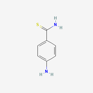 4-Aminobenzothioamide chemical structure (CAS 4714-67-4)