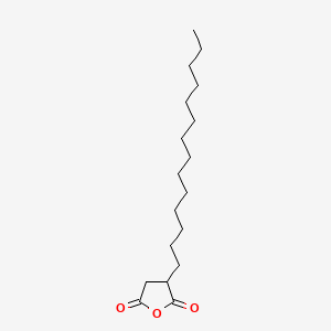N-tetradecylsuccinicanhydride chemical structure (CAS 47165-57-1)