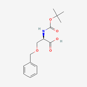 Boc-D-Ser(Bzl)-OH chemical structure (CAS 47173-80-8)