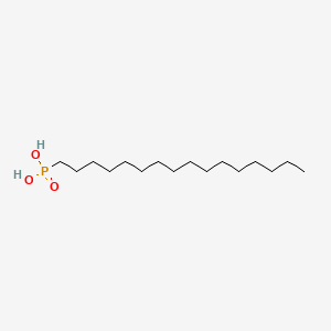 N-hexadecylphosphonicacid chemical structure (CAS 4721-17-9)