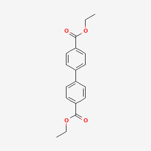 Diethyl [1,1'-biphenyl]-4,4'-dicarboxylate chemical structure (CAS 47230-38-6)