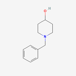 1-Benzylpiperidin-4-ol chemical structure (CAS 4727-72-4)
