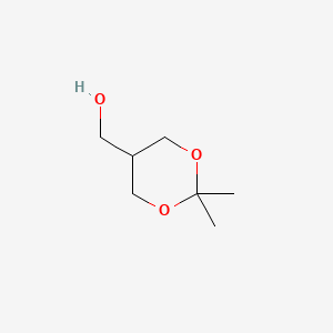(2,2-Dimethyl-1,3-dioxan-5-yl)methanol chemical structure (CAS 4728-12-5)