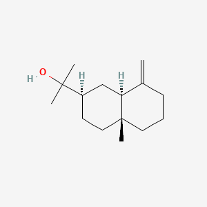 2-((2R,4aR,8aS)-4a-Methyl-8-methylenedecahydronaphthalen-2-yl)propan-2-ol chemical structure (CAS 473-15-4)