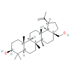 (1R,3aS,5aR,5bR,7aR,9S,11aR,11bR,13aR,13bR)-3a-(Hydroxymethyl)-5a,5b,8,8,11a-pentamethyl-1-(prop-1-en-2-yl)icosahydro-1H-cyclopenta[a]chrysen-9-ol chemical structure (CAS 473-98-3)