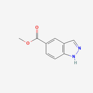 Methyl 1H-indazole-5-carboxylate chemical structure (CAS 473416-12-5)