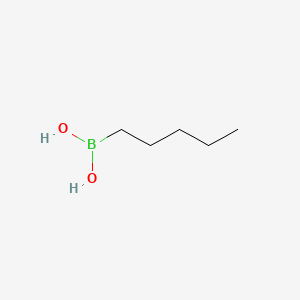 n-Pentylboronic acid chemical structure (CAS 4737-50-2)