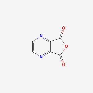 2,3-Pyrazinecarboxylic anhydride chemical structure (CAS 4744-50-7)