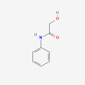 2-Hydroxy-N-phenylacetamide chemical structure (CAS 4746-61-6)