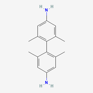 2,2',6,6'-Tetramethyl-[1,1'-biphenyl]-4,4'-diamine chemical structure (CAS 4746-77-4)