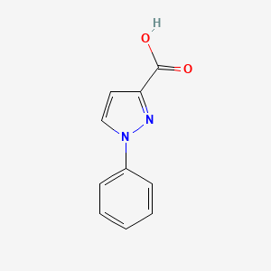 1-Phenyl-1H-pyrazole-3-carboxylic acid chemical structure (CAS 4747-46-0)