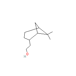 2-(6,6-Dimethylbicyclo[3.1.1]heptan-2-yl)ethan-1-ol chemical structure (CAS 4747-61-9)
