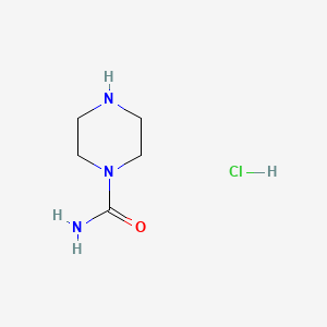 Piperazine-1-carboxamide hydrochloride chemical structure (CAS 474711-89-2)