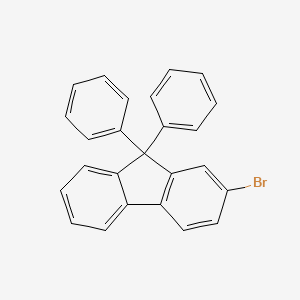2-Bromo-9,9-diphenyl-9H-fluorene chemical structure (CAS 474918-32-6)