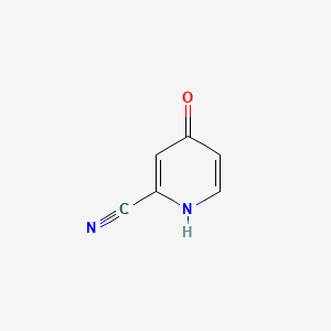 4-Hydroxypicolinonitrile chemical structure (CAS 475057-86-4)