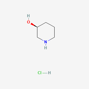 (S)-3-Hydroxypiperidine hydrochloride chemical structure (CAS 475058-41-4)