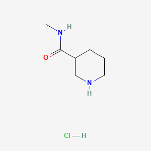 N-Methylpiperidine-3-carboxamide hydrochloride chemical structure (CAS 475060-42-5)