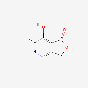 7-Hydroxy-6-methylfuro[3,4-c]pyridin-1(3H)-one chemical structure (CAS 4753-19-9)