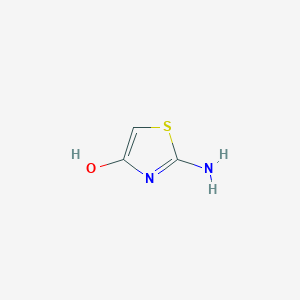 2-Amino-4-hydroxythiazole chemical structure (CAS 475661-63-3)