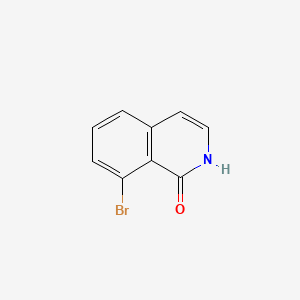 8-Bromoisoquinolin-1(2H)-one chemical structure (CAS 475994-60-6)