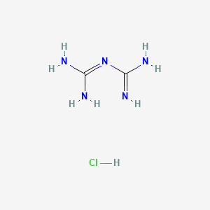 Biguanidehydrochloride chemical structure (CAS 4761-93-7)