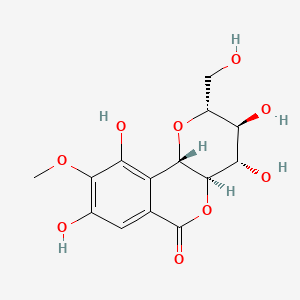 (2R,3S,4S,4aR,10bS)-3,4,8,10-Tetrahydroxy-2-(hydroxymethyl)-9-methoxy-3,4,4a,10b-tetrahydropyrano[3,2-c]isochromen-6(2H)-one chemical structure (CAS 477-90-7)