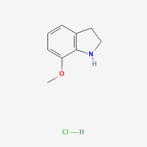 7-Methoxyindoline hydrochloride chemical structure (CAS 4770-43-8)