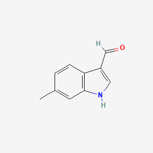6-Methyl-1H-indole-3-carbaldehyde chemical structure (CAS 4771-49-7)