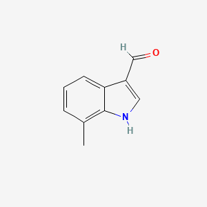 7-Methyl-1H-indole-3-carbaldehyde chemical structure (CAS 4771-50-0)