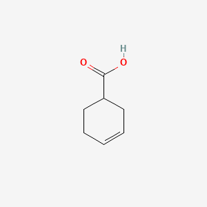 Cyclohex-3-enecarboxylic acid chemical structure (CAS 4771-80-6)