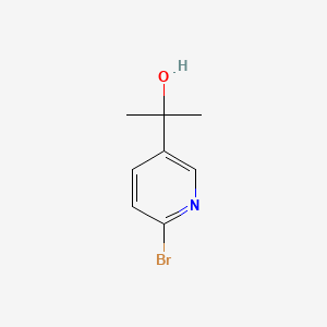 2-(6-Bromopyridin-3-yl)propan-2-ol chemical structure (CAS 477252-29-2)