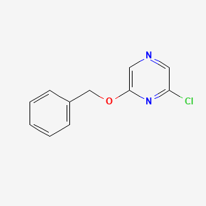 2-(Benzyloxy)-6-chloropyrazine chemical structure (CAS 4774-18-9)