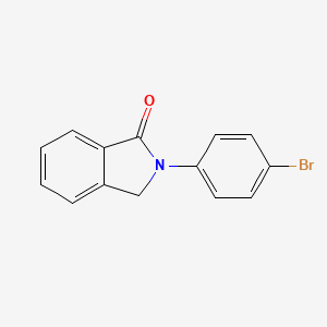 2-(4-Bromophenyl)isoindolin-1-one chemical structure (CAS 4778-87-4)