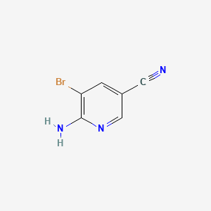 6-Amino-5-bromonicotinonitrile chemical structure (CAS 477871-32-2)