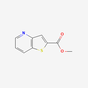 Methyl thieno[3,2-b]pyridine-2-carboxylate chemical structure (CAS 478149-02-9)