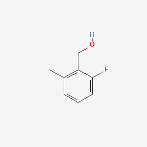 (2-Fluoro-6-methylphenyl)methanol chemical structure (CAS 478163-35-8)