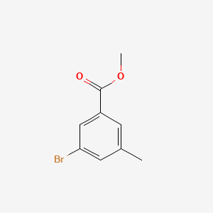 Methyl 3-bromo-5-methylbenzoate chemical structure (CAS 478375-40-5)