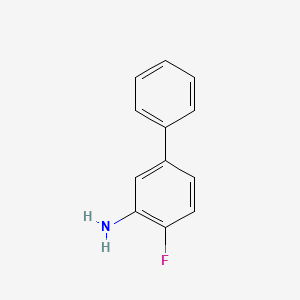 4-Fluoro-[1,1'-biphenyl]-3-amine chemical structure (CAS 478403-55-3)