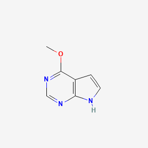 4-Methoxy-7H-pyrrolo[2,3-d]pyrimidine chemical structure (CAS 4786-76-9)