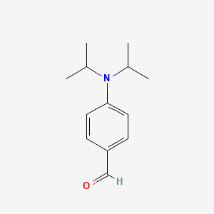 4-(Diisopropylamino)benzaldehyde chemical structure (CAS 478682-37-0)