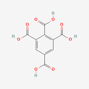 Benzene-1,2,3,5-tetracarboxylic acid chemical structure (CAS 479-47-0)